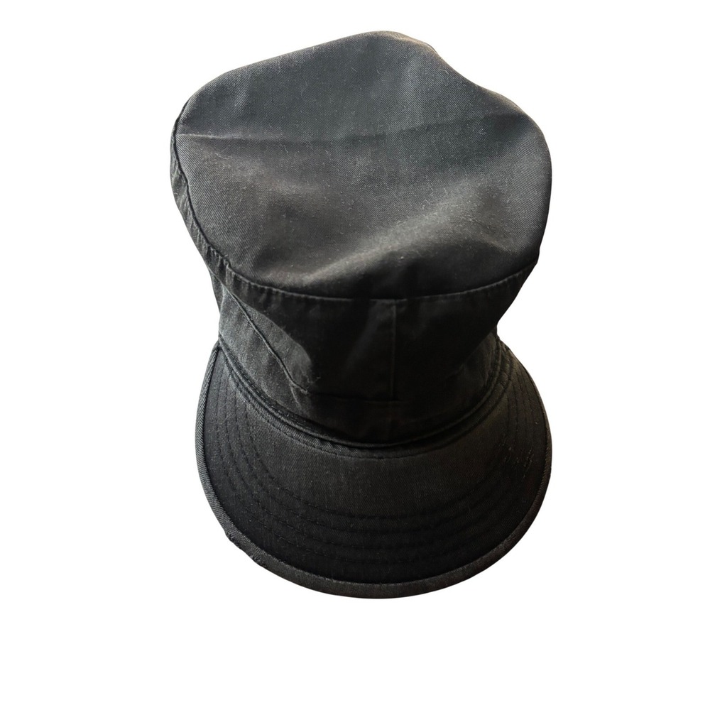 Rothco Mens Black Combat Cap Military Style Cadet Hat Red Stitching XL 7 3/4